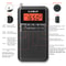 Portable AM FM Radio With LCD Alarm Clock And Earphones 3