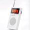 Portable AM FM Radio With LCD Alarm Clock And Earphones 5