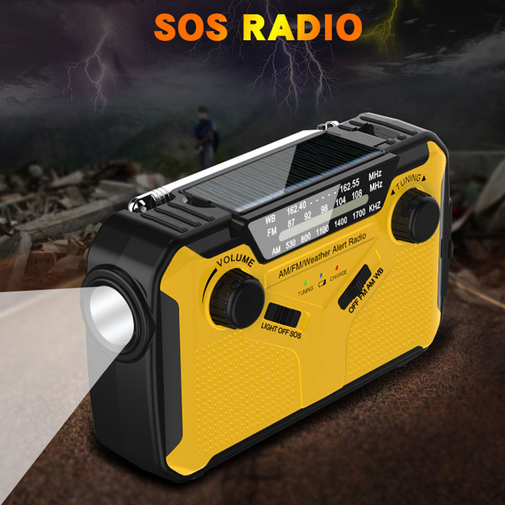 StormReady Hand Crank Emergency Radio With Flashlight And Power Bank 2