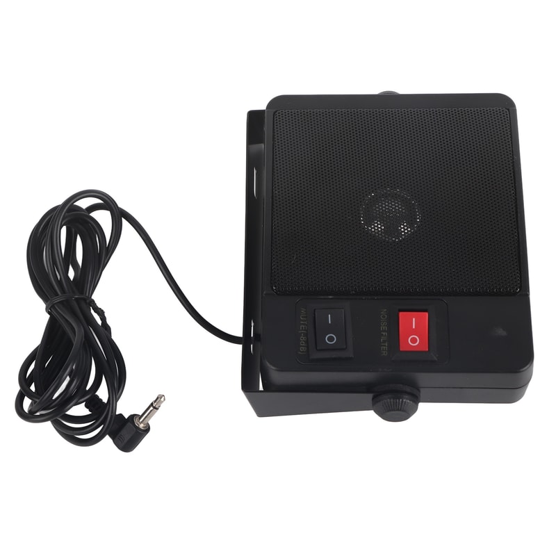 Clear Audio Ham Radio External Speaker With Mount Bracket For Mobile Radios 0