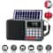 Solar Portable FM Radio Bluetooth Speaker with LED Light and USB Player