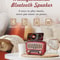 HeritageTune Retro Bluetooth Speaker AM FM SW Radio with USB TF Playback