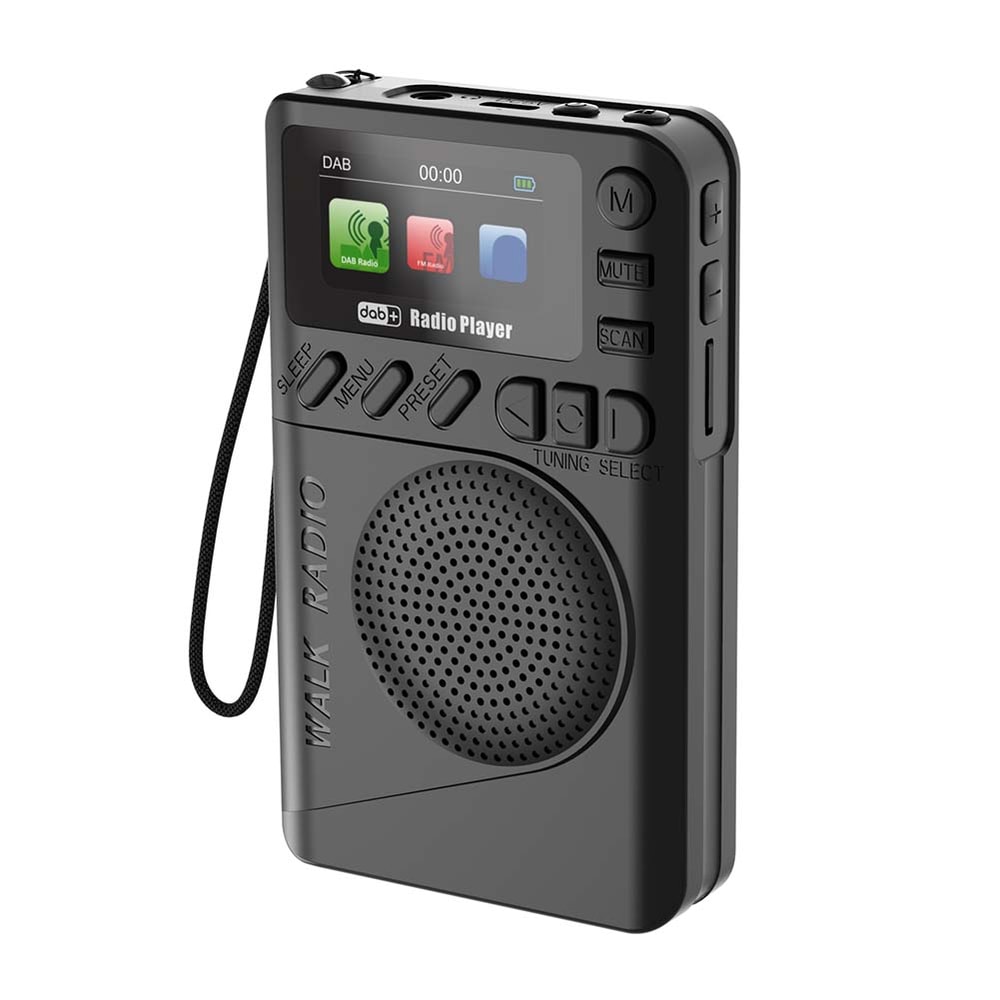 Portable DAB FM Radio With Bluetooth Speaker Player And Headphone Jack 1