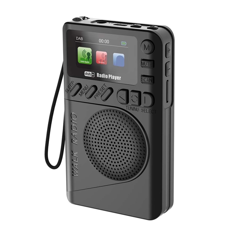 Portable DAB FM Radio With Bluetooth Speaker Player And Headphone Jack 1