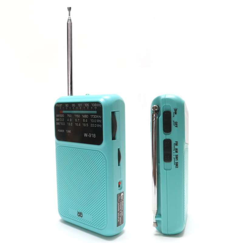 Emergency Survival Radio With Flashlight Portable AM FM SW Radio Rechargeable 0