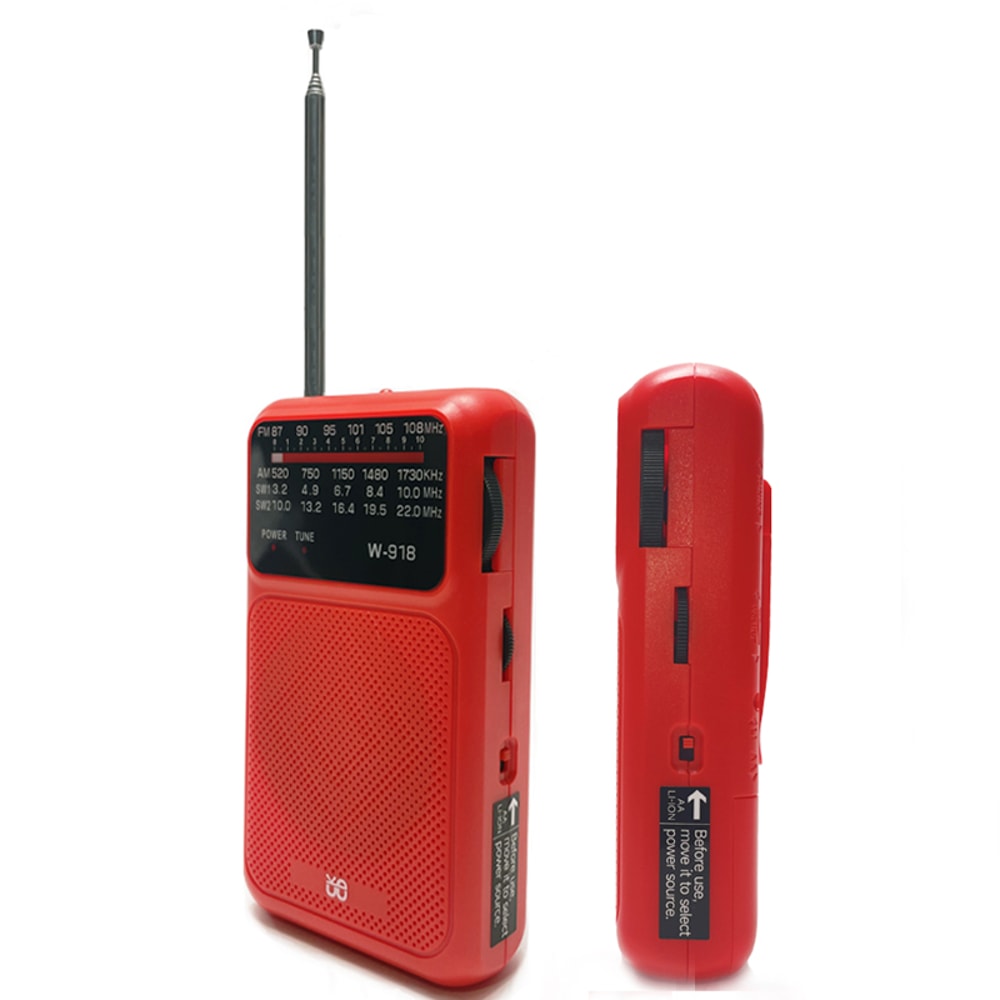 Emergency Survival Radio With Flashlight Portable AM FM SW Radio Rechargeable 4