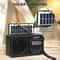 Portable Solar Emergency Radio Bluetooth Speaker With AM FM SW 2