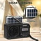 Portable Solar Emergency Radio Bluetooth Speaker With AM FM SW 2
