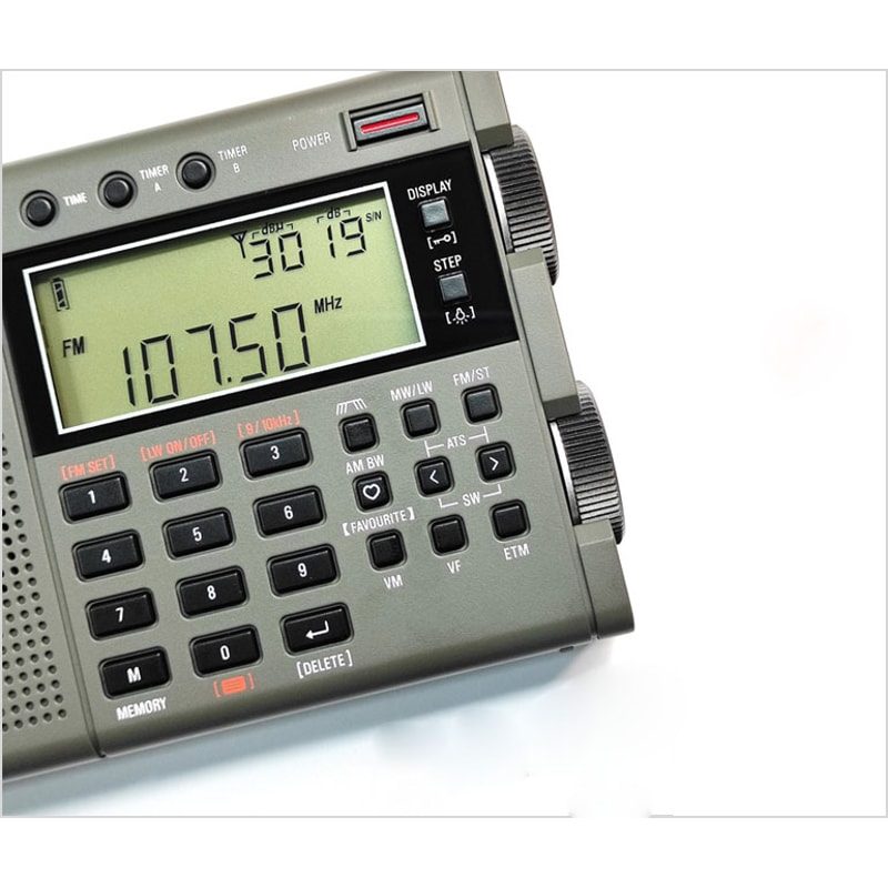 Portable FM Radio with Tuning LCD Display Pocket Radio