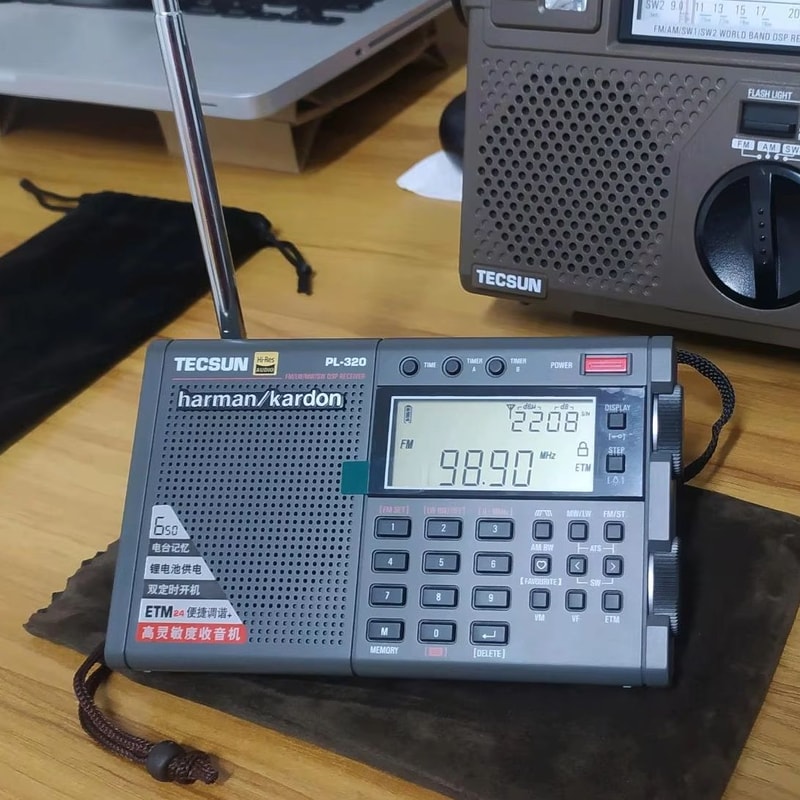 Portable FM Radio with Tuning LCD Display Pocket Radio