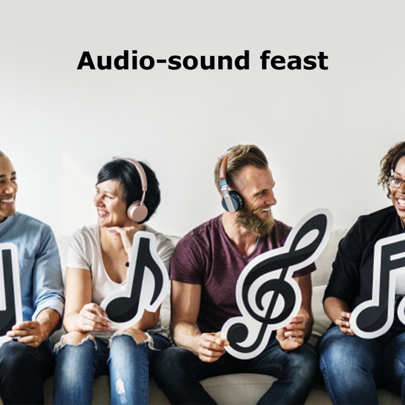 Portable FM Radio with LCD Display and Headphones