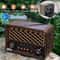 Retro Bluetooth Radio With AM FM And Flashlight Rechargeable Vintage Portable Speaker 1