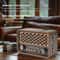 Retro Bluetooth Radio With AM FM And Flashlight Rechargeable Vintage Portable Speaker 4