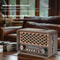Retro Bluetooth Radio With AM FM And Flashlight Rechargeable Vintage Portable Speaker 4