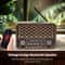 Retro Bluetooth Radio With AM FM And Flashlight Rechargeable Vintage Portable Speaker 5