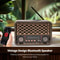 Retro Bluetooth Radio With AM FM And Flashlight Rechargeable Vintage Portable Speaker 5