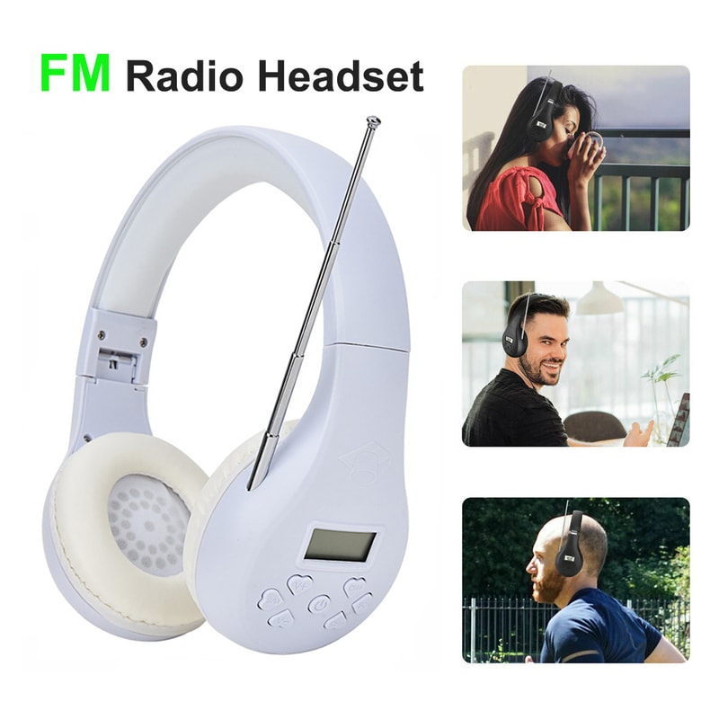 Portable FM Radio Headset with Digital Display for Conferences and Simultaneous Interpretation