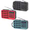 Solar Emergency Radio Portable FM Bluetooth Speaker With USB Card 0