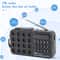 Solar Emergency Radio Portable FM Bluetooth Speaker With USB Card 2
