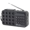 Solar Emergency Radio Portable FM Bluetooth Speaker With USB Card 5