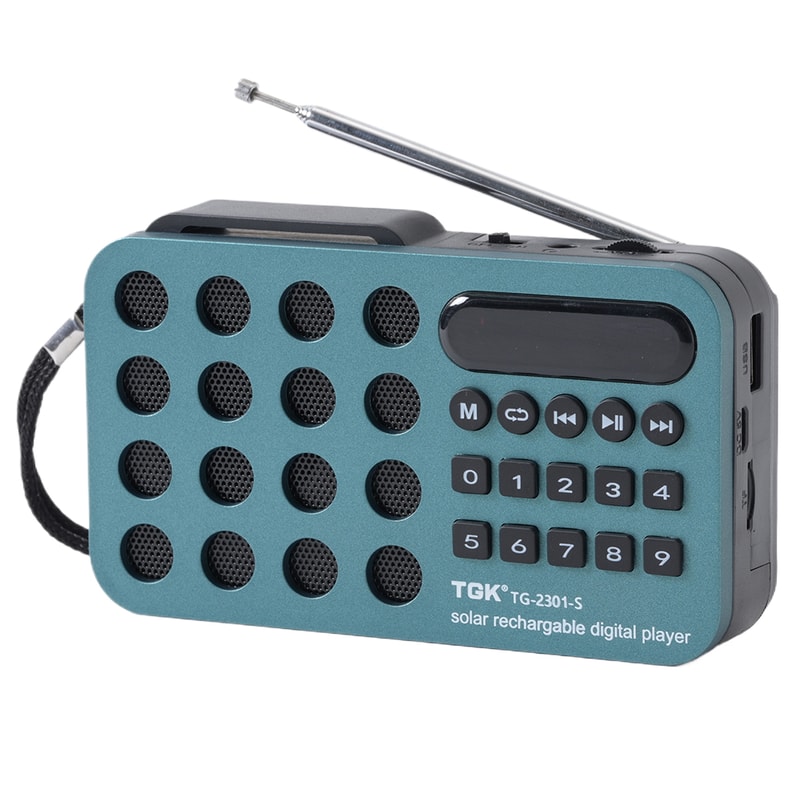 Solar Emergency Radio Portable FM Bluetooth Speaker With USB Card 6
