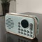 Portable FM Radio Bluetooth Speaker Rechargeable Pocket Radio with USB Playback