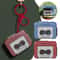 Retro Cassette Recorder Keychain Gift Mini Recordable Couple Keepsake