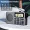 Portable AM/FM radio with Bluetooth Recorder and Alarm Clock