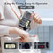 Portable AM/FM radio with Bluetooth Recorder and Alarm Clock