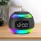 Bluetooth Alarm Clock Speaker with FM Radio Dual Alarm and Mood Light