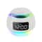 Bluetooth Alarm Clock Speaker with FM Radio Dual Alarm and Mood Light