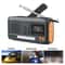 Solar Emergency Radio With Bluetooth Hand Crank Flashlight 1