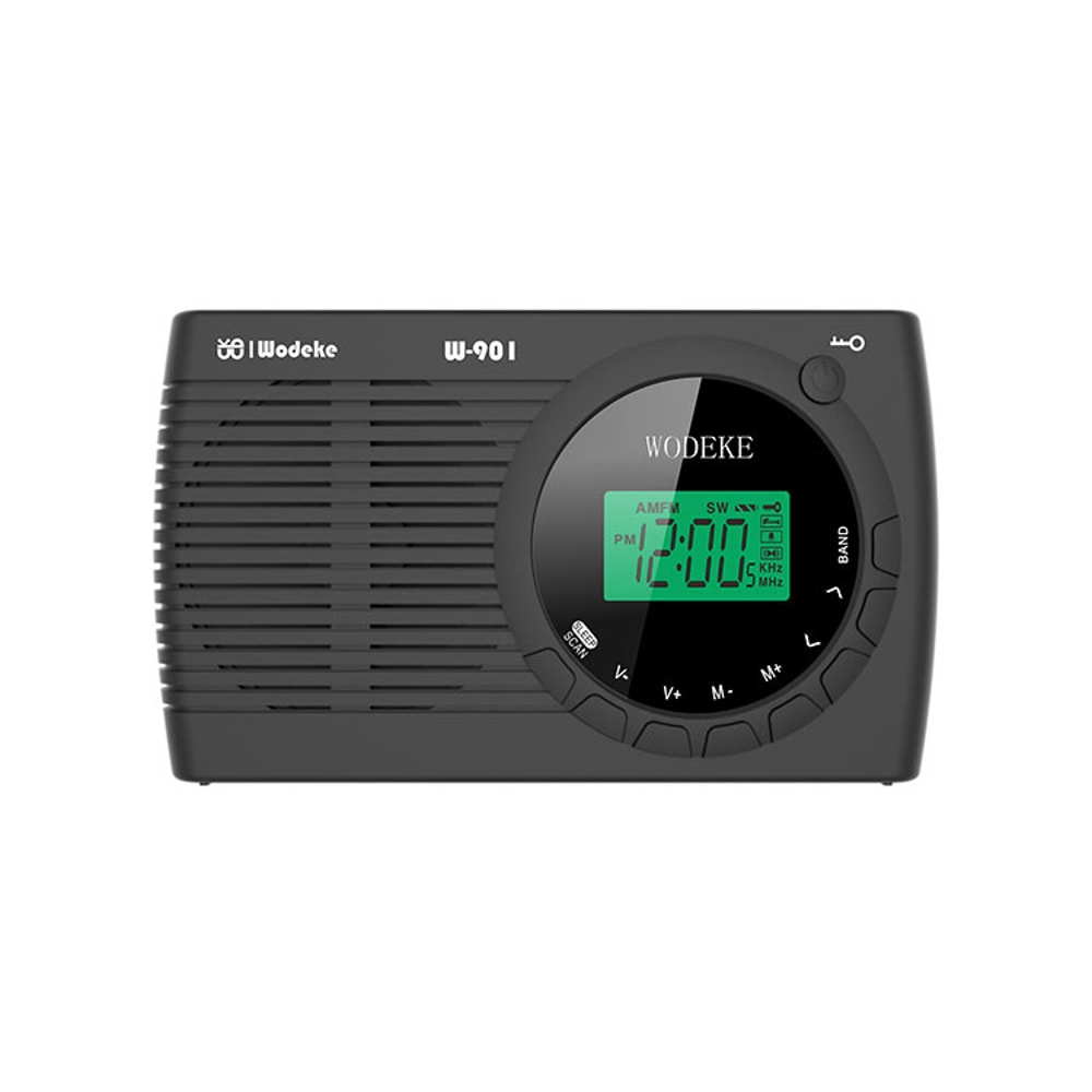 Portable Radio with LED Screen & Dual Power Supply Battery Operated Emergency Survival Radio