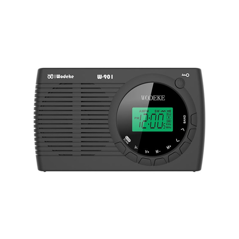 Portable Radio with LED Screen & Dual Power Supply Battery Operated Emergency Survival Radio