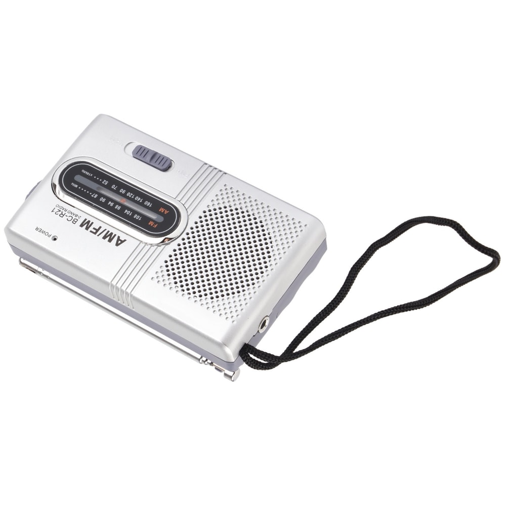 Portable AM/FM Radio with Speaker Compact, Long-Lasting, and Ideal for Home and Outdoor Use