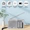 Portable AMFM Radio With Speaker Headphone Jack USB Charging Cable Compact Rechargeable Pocket Radi 1