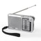 Portable AMFM Radio With Speaker Headphone Jack USB Charging Cable Compact Rechargeable Pocket Radi 7