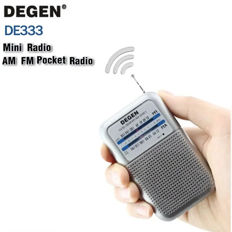 Portable FM Radio Receiver With Recorder Compact Two Band High Sensitivity Radio With Mini Handle 1