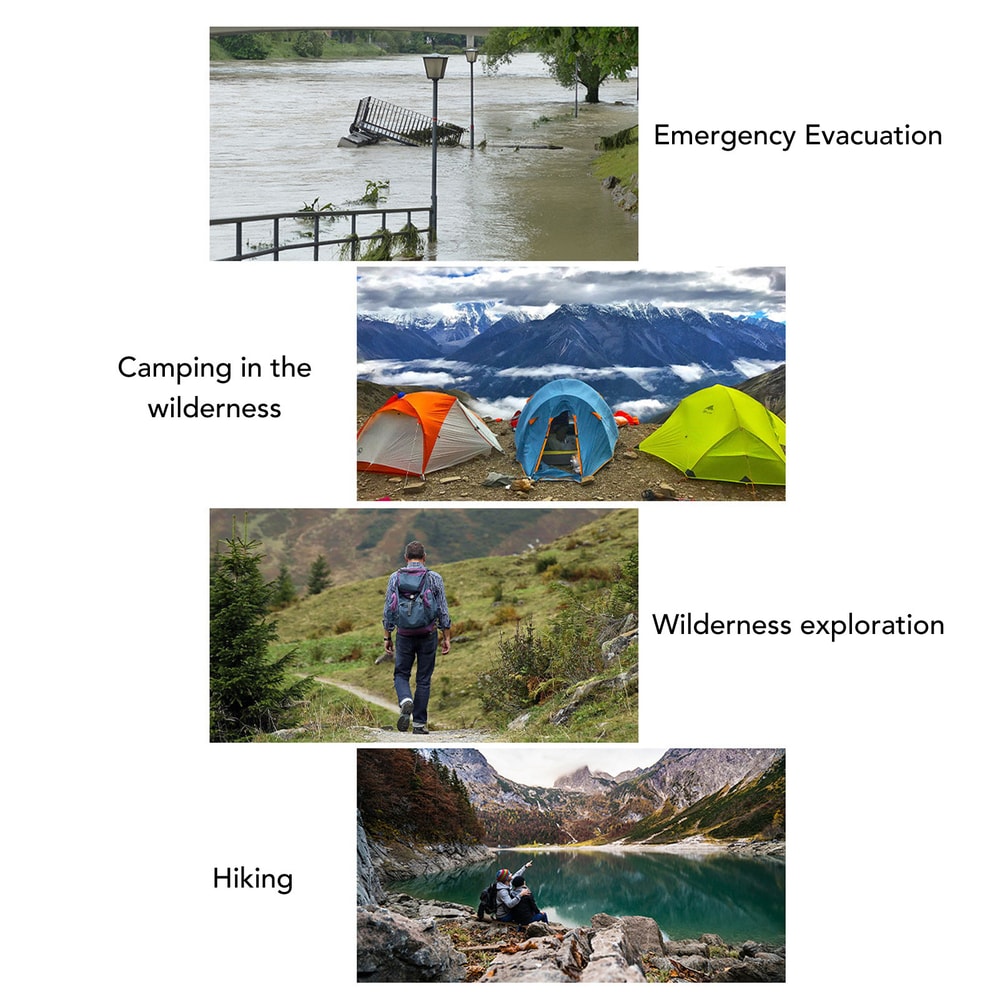 Solar-Powered Emergency Radio with LED Flashlight & Phone Charger Waterproof, Battery for Outdoor Adventures