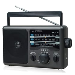 portable am/fm shortwave transistor radio battery-powered, ideal for indoor & outdoor use