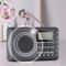 Portable FM/AM/SW Radio with Music Player and LED Display Compact Radio for Home & Outdoor