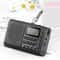 Portable FM/AM/SW Radio with Music Player and LED Display Compact Radio for Home & Outdoor