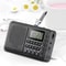 Portable FM/AM/SW Radio with Music Player and LED Display Compact Radio for Home & Outdoor