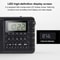 Portable FM/AM/SW Radio with Music Player and LED Display Compact Radio for Home & Outdoor