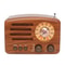 Rechargeable Retro Bluetooth Radio Portable FM/AM Stereo with AUX and USB Connectivity