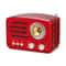 Portable Bluetooth Retro Radio, Rechargeable Battery