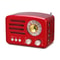 Portable Bluetooth Retro Radio, Rechargeable Battery