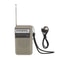 FM Radio Portable Radio with Headphone Jack for Outdoor & Emergency Use
