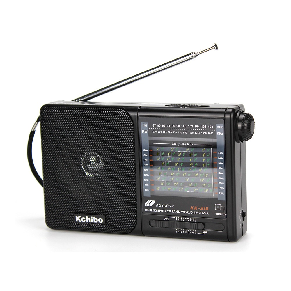 Mini Portable FM Radio With Telescopic Antenna Battery Operated Compact Digital LCD Radio 1