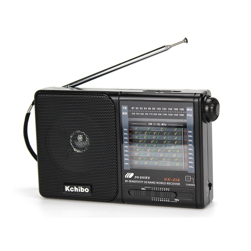 Mini Portable FM Radio With Telescopic Antenna Battery Operated Compact Digital LCD Radio 1